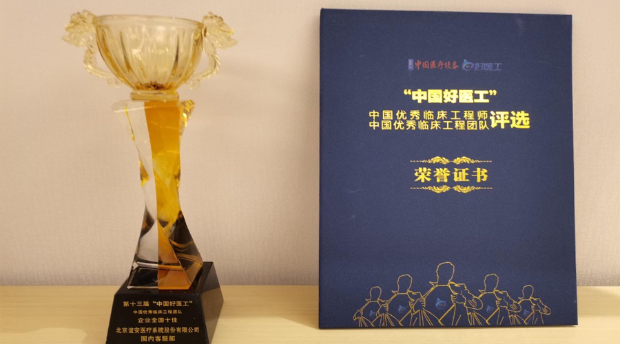星空·综合体育医疗售后团队荣获“中国优秀临床工程团队·全国十佳”称号